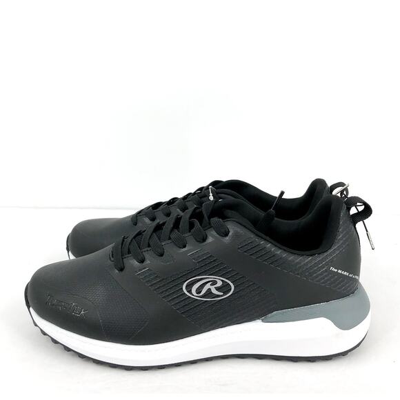 RAWLINGS Men's League Turf Baseball Cleats Size 7.5D Black Lightweight NWOB - Picture 7 of 12